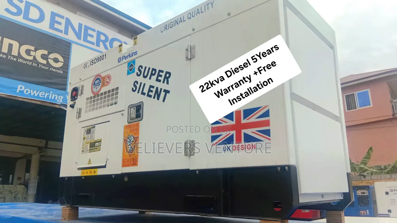 Perkins 22kVA Generator – Heavy-Duty Power for Business Home