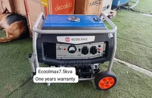 Best Deal Ecoolmax 7.5KVA Gasoline Generator – Powerful Reliable 7.5