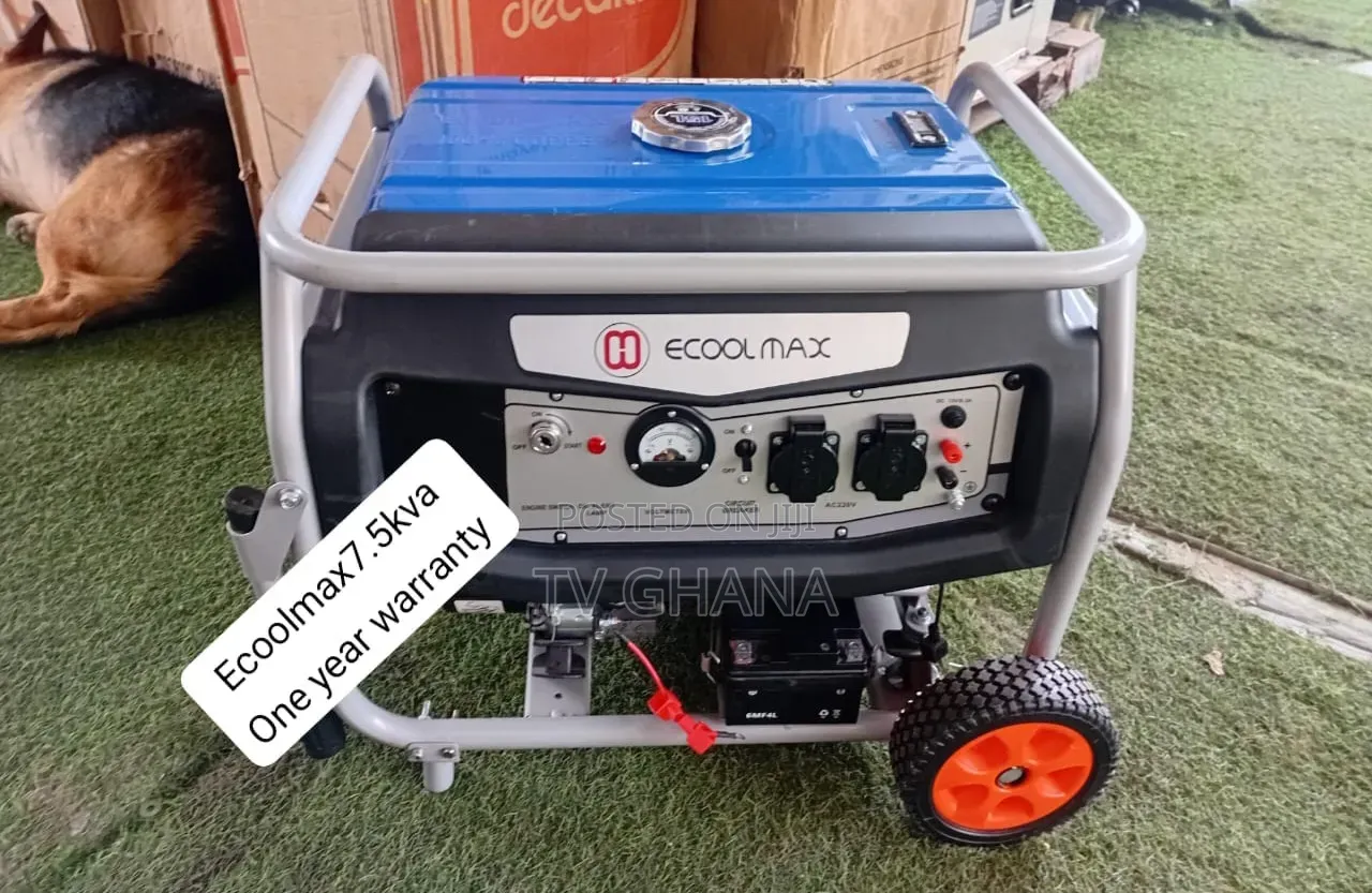 Best Deal Ecoolmax 7.5KVA Gasoline Generator – Powerful Reliable 7.5