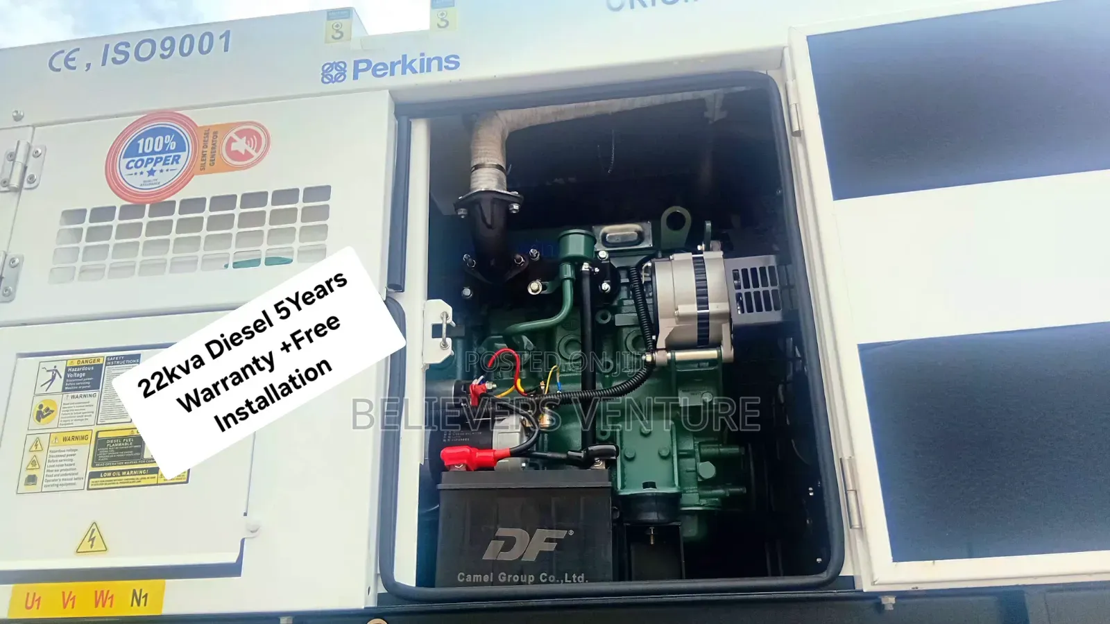 Perkins 22kVA Diesel Generator – Premium Power That Performs