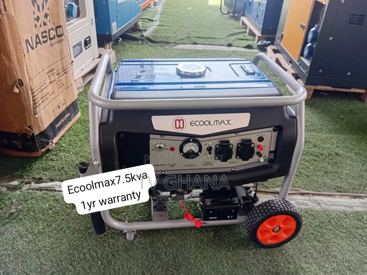 Ecoolmax 7.5KVA Petrol Generator – Dependable Power You Can 7.5kva