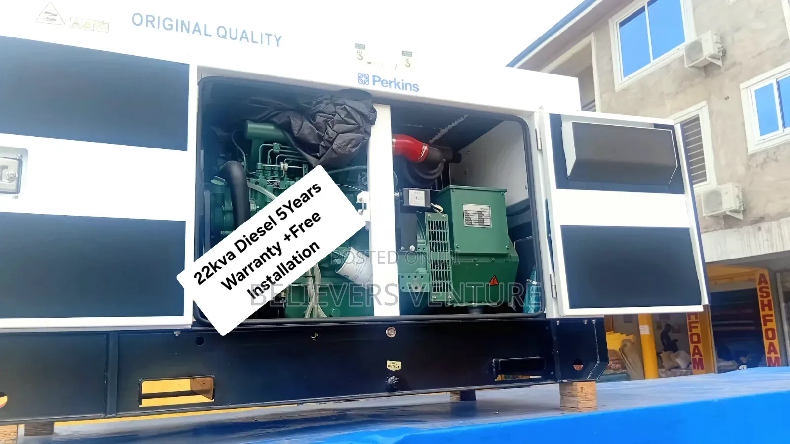 Perkins 22kVA Diesel Generator – Strong Power, Smooth Performance