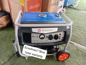 Ecoolmax 7.5KVA Gasoline Genset – Quality Generator for Home 7.5kva
