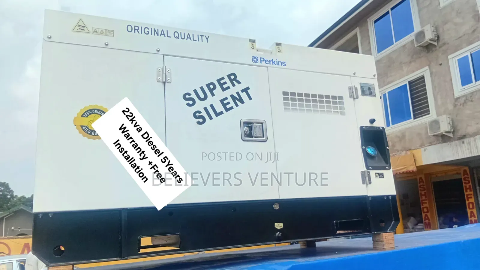 Perkins 22kVA Generator – Quality Diesel Power You Can Trust