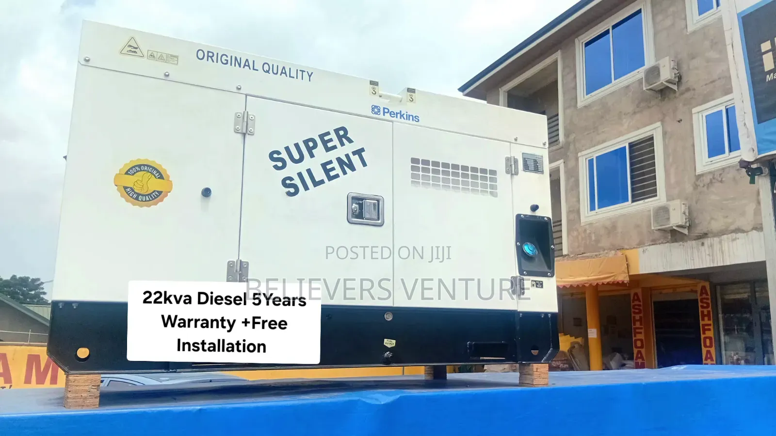 Perkins 22kVA Genset – Heavy-Duty Power for Every Demand
