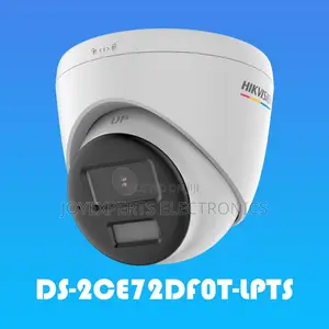 Hikvision 2MP Two-Way Audio ColorVu Turret Camera (DS-2CE72DF0T-LPTS)