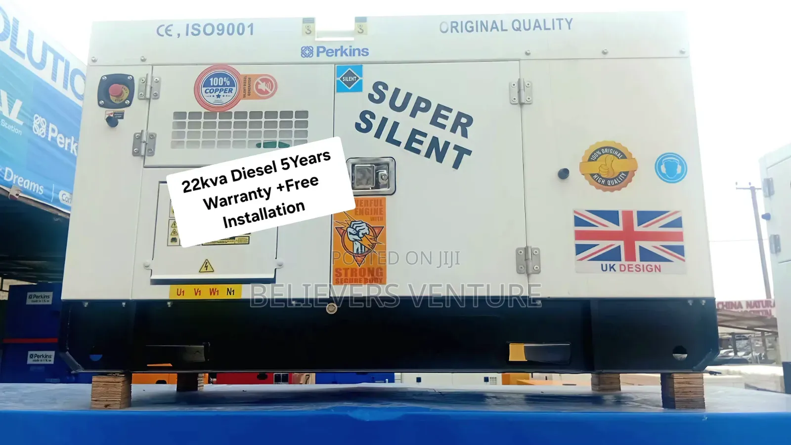 Perkins 22kVA Diesel Generator – Power Your Business With Confidence