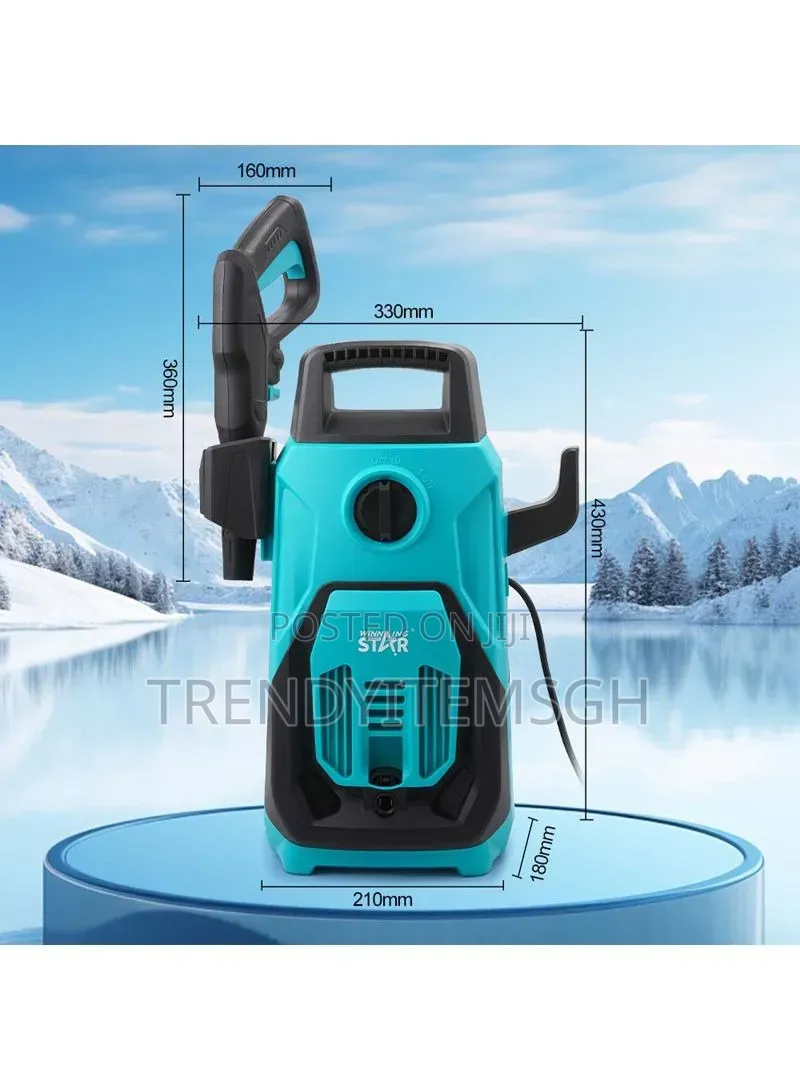 1200W Winning Star Electric Pressure Washer With 90-Bar Pressure