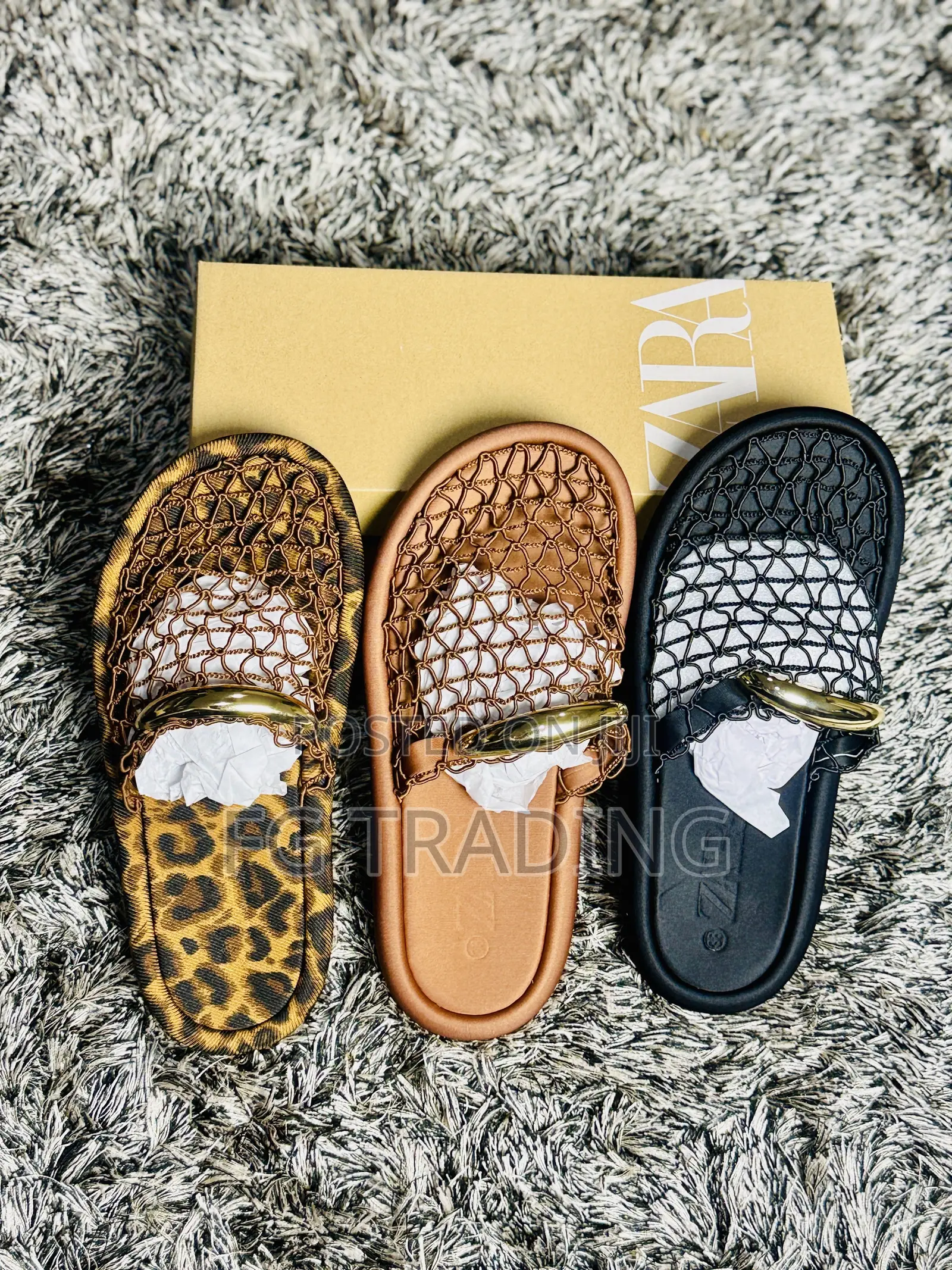 Zara Net Slippers _ Quality Ladies Slippers
