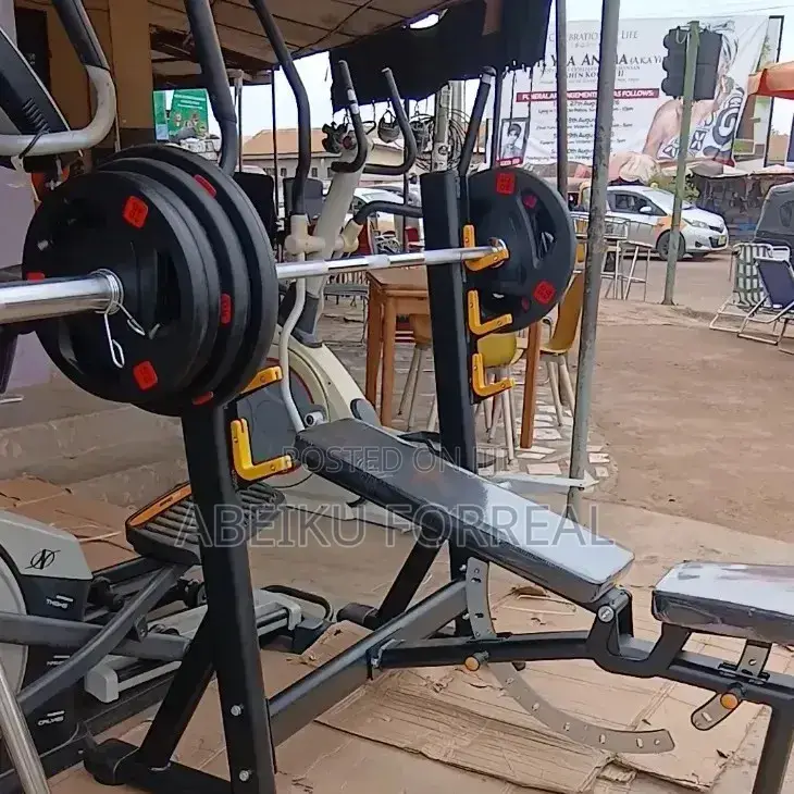 Commercial Olympic Bench + 110Kg Plates