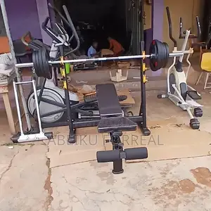 Commercial Olympic Bench + 110Kg Plates