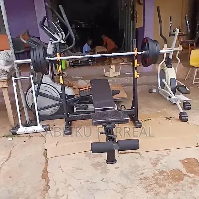 Commercial Olympic Bench + 110Kg Plates