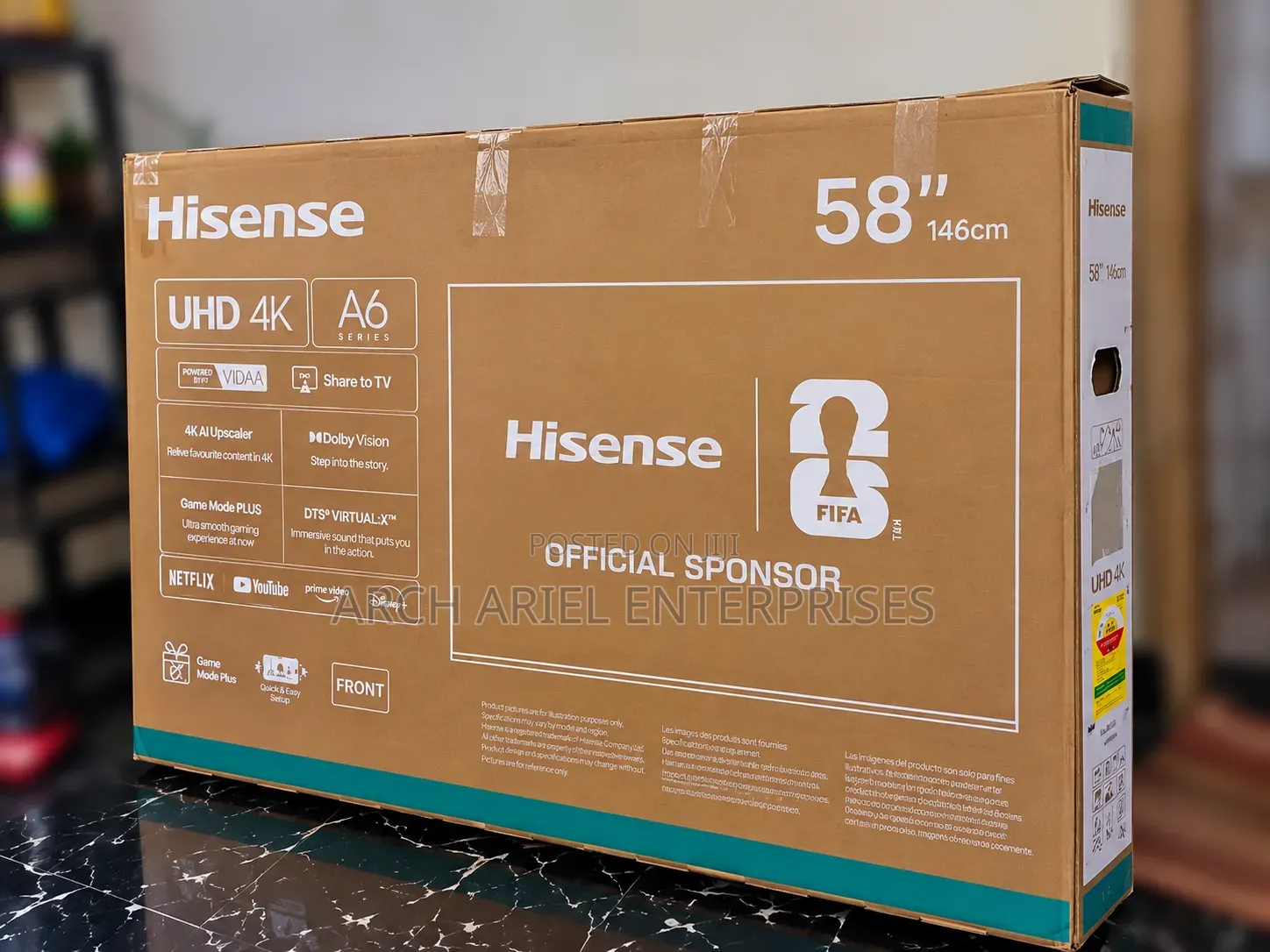 Brand New 43 Inches Hisense Qled Smart Television