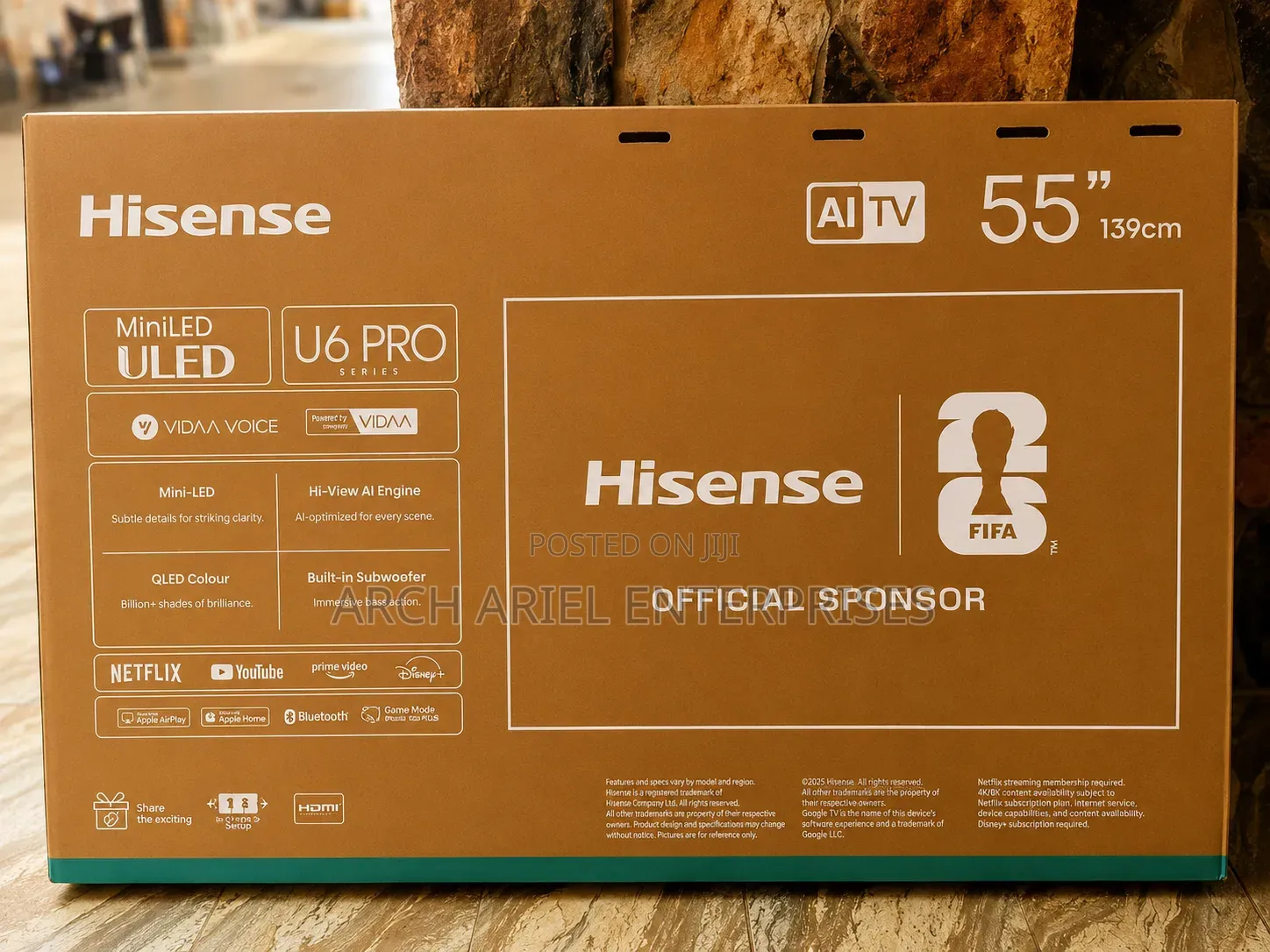 Brand New 43 Inches Hisense Qled Smart Television