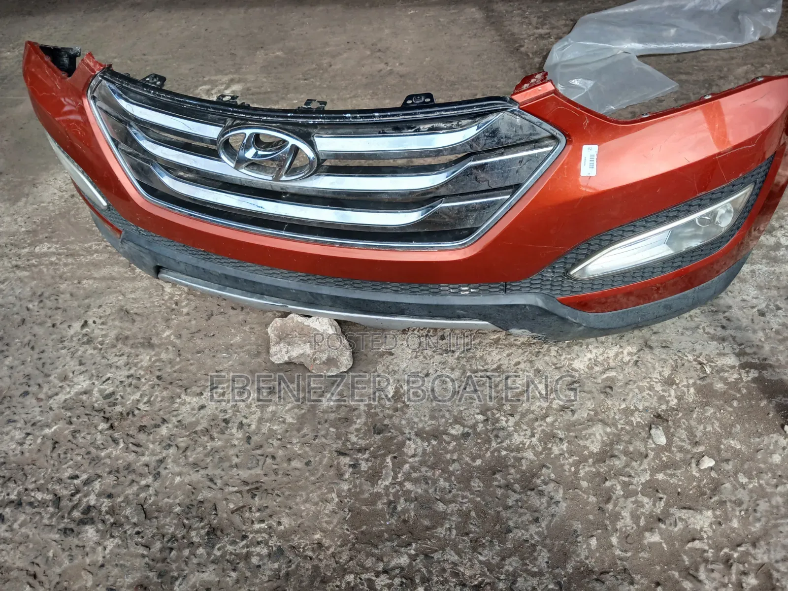 Hyundai Santa Fee Front Bumper Complete 2014 2015 Model America Type