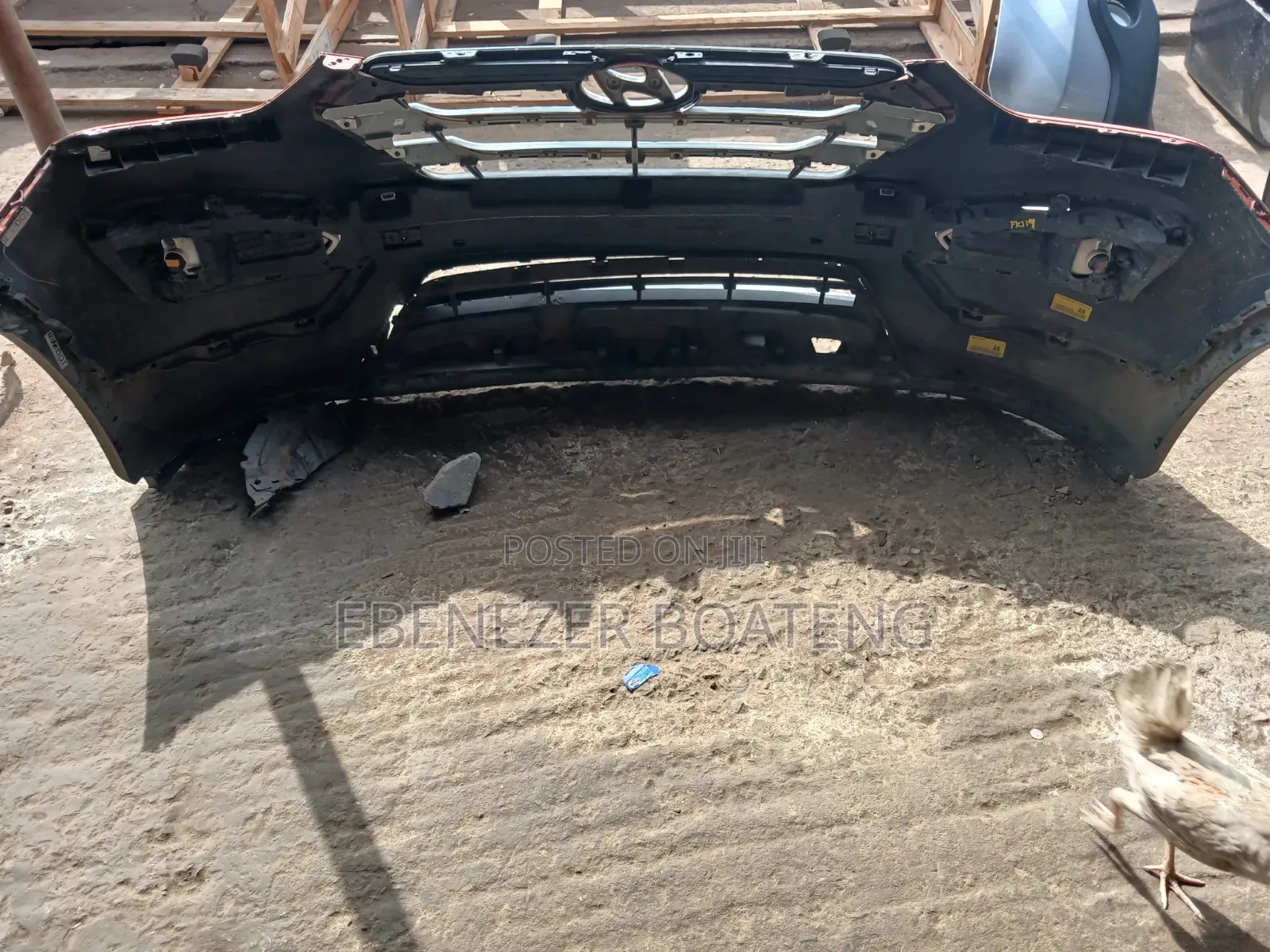 Hyundai Santa Fee Front Bumper Complete 2014 2015 Model America Type