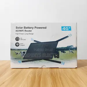 Solar Powered 4G+ Outdoor SIM Card WiFi Router - Long Range
