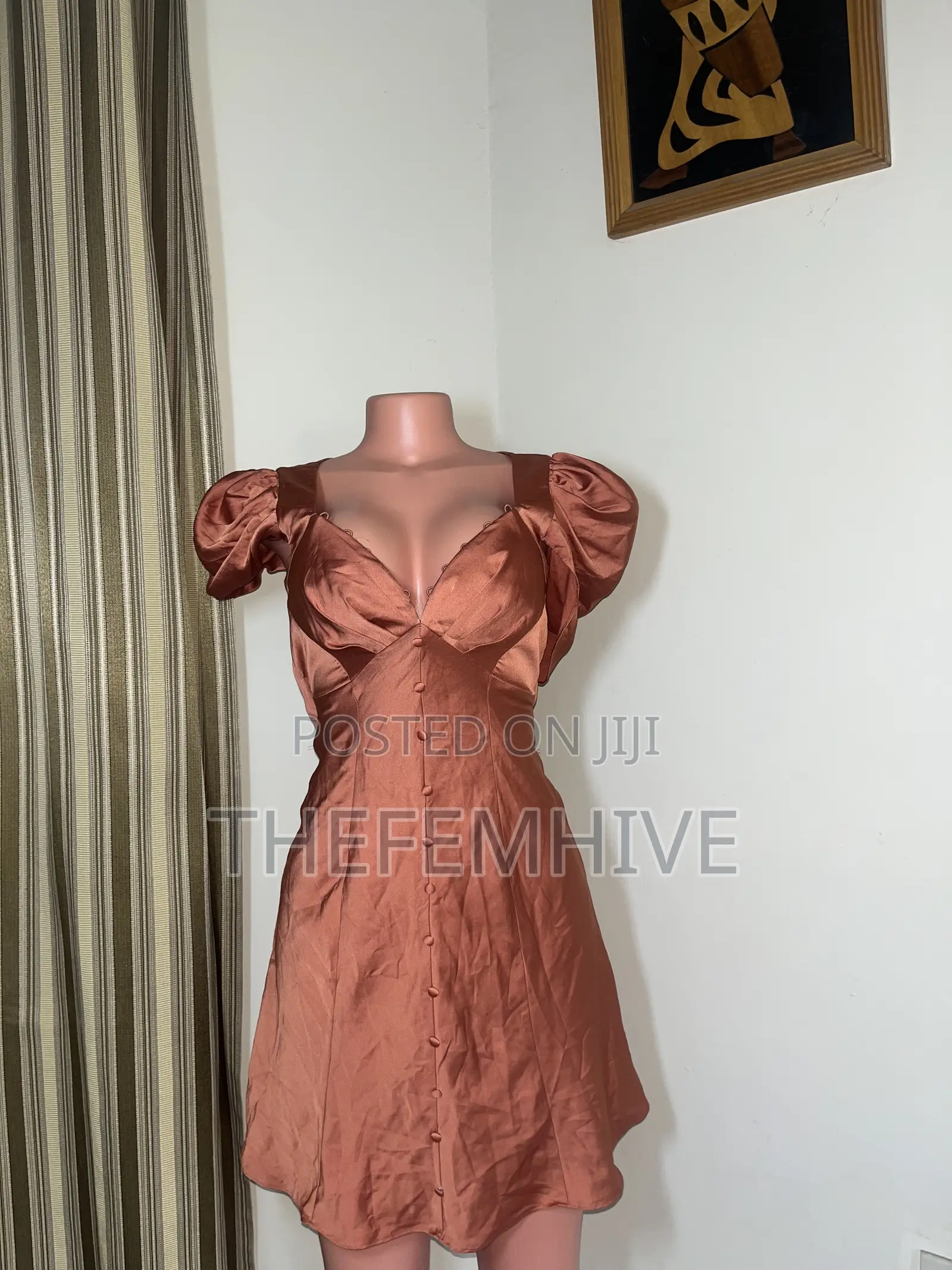 Orange ASOS Dress Thrift