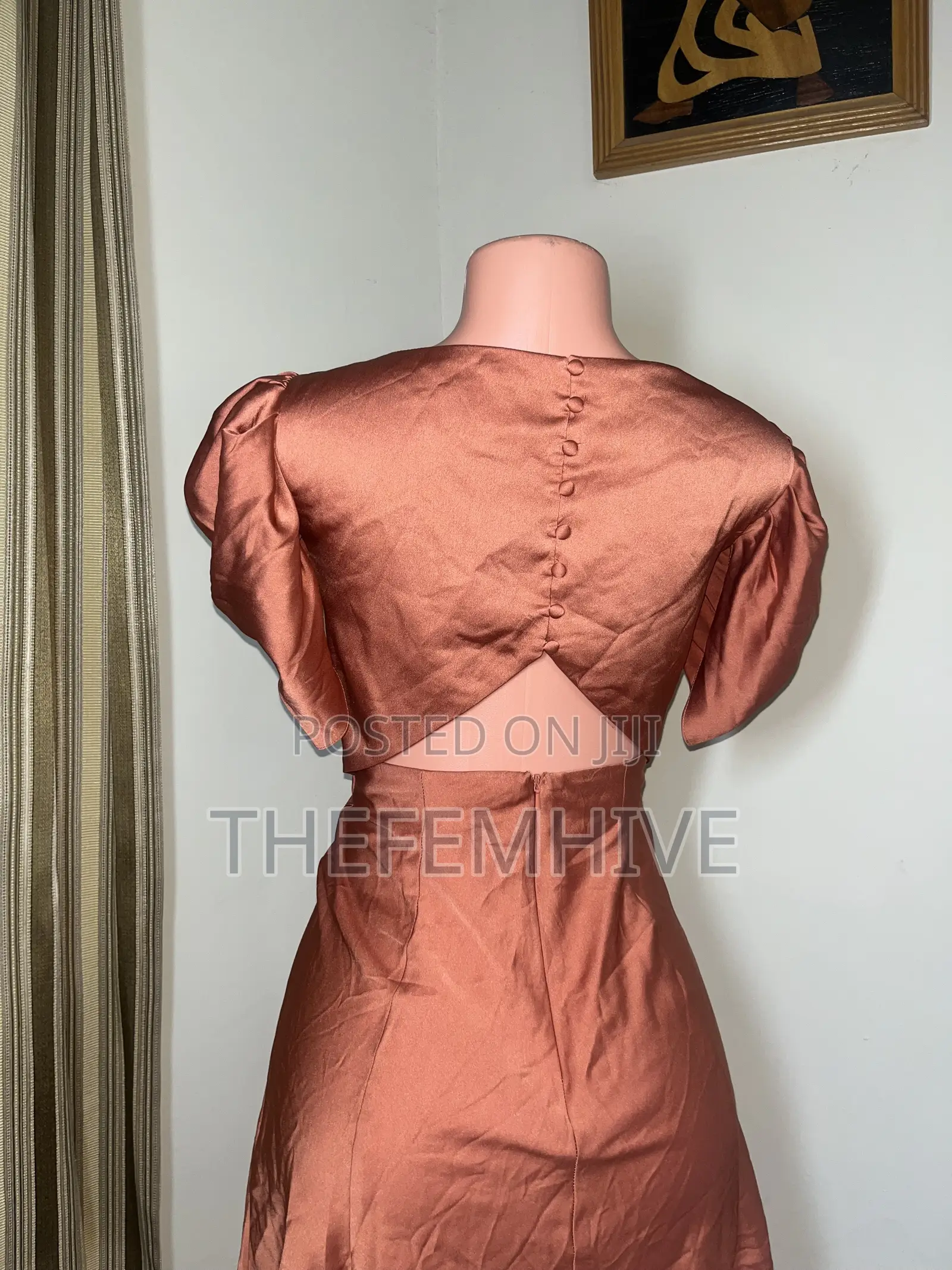 Orange ASOS Dress Thrift