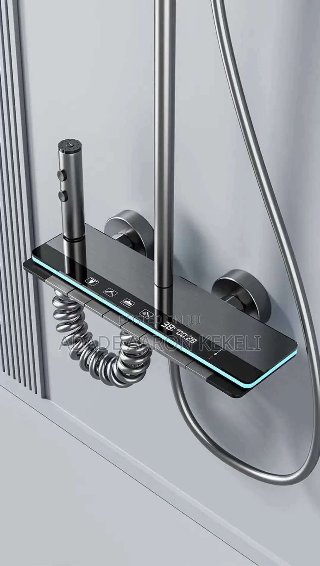 Heavy Digital Thermostatic 4-in-1 Piano Key Shower Set