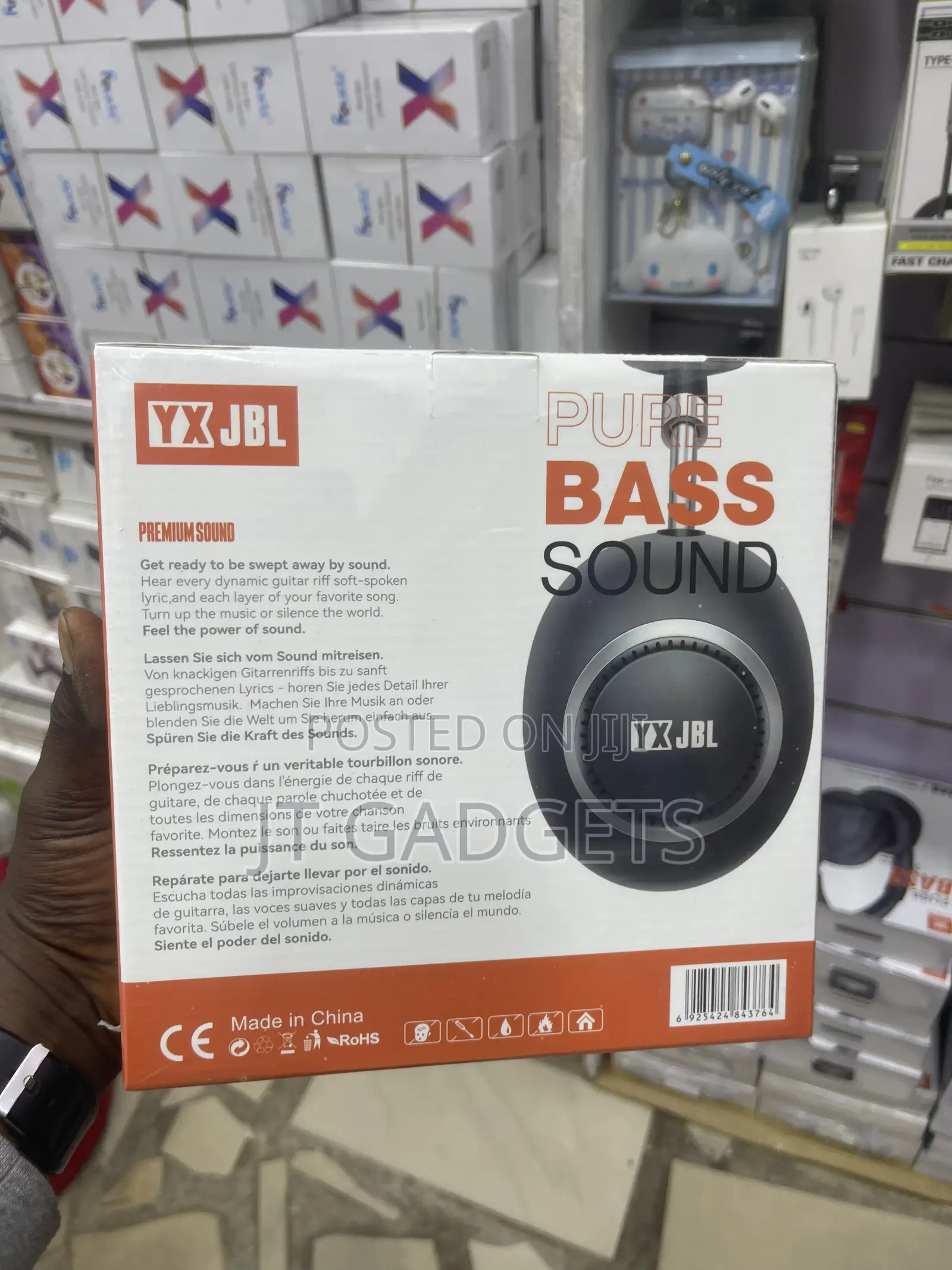 Yx JBL Pure Bass Wireless Stereo Headset