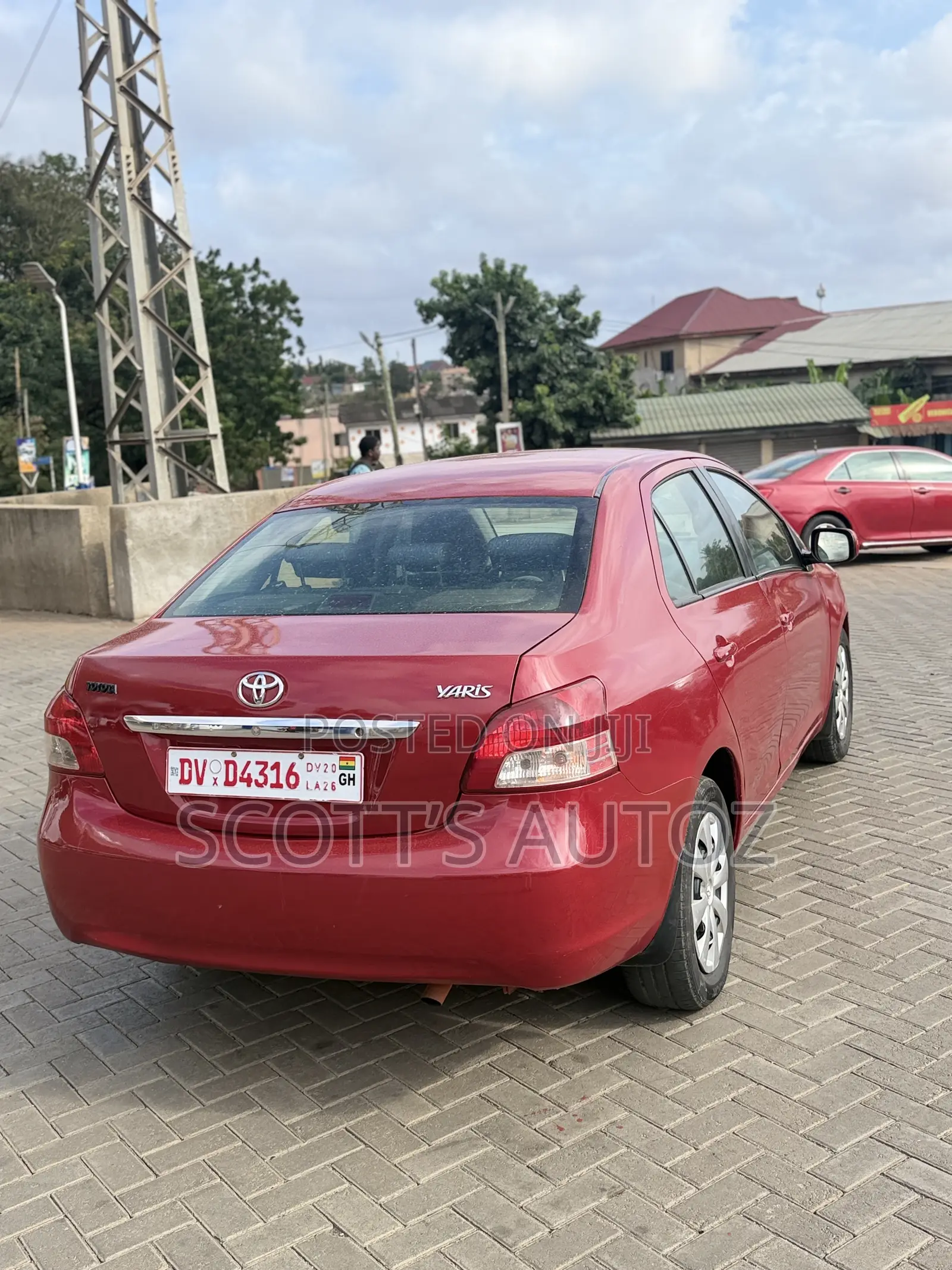 Toyota Yaris 2009 Red