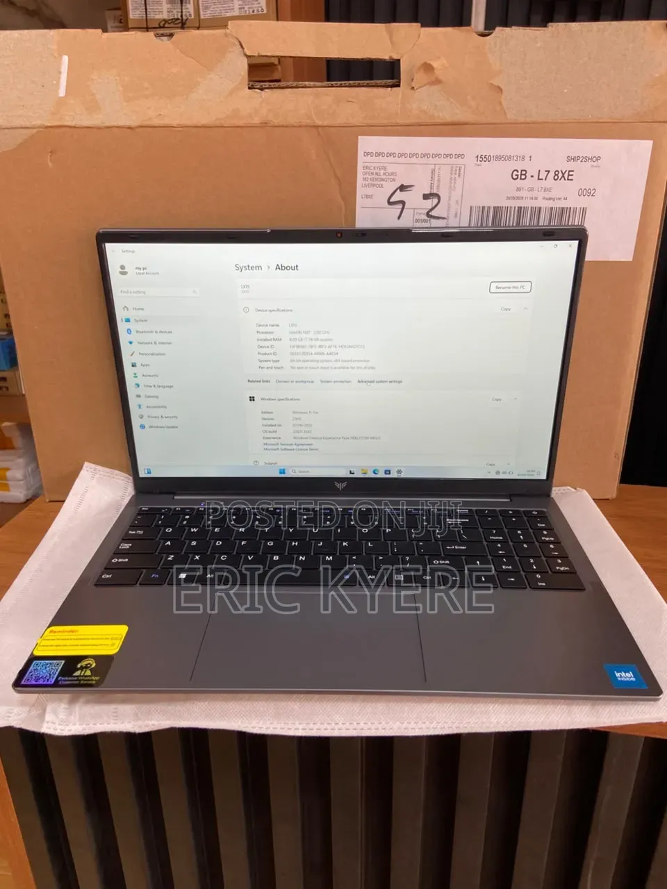 New Laptop Medion 8GB Intel SSD 256GB