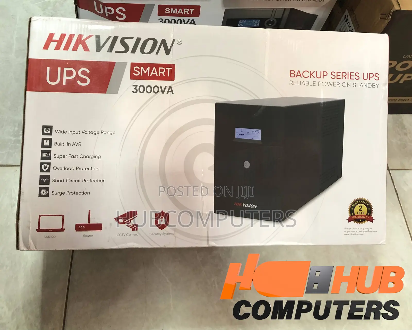 Hikvision Ds-Ups3000-R 3000va/1800w Ups