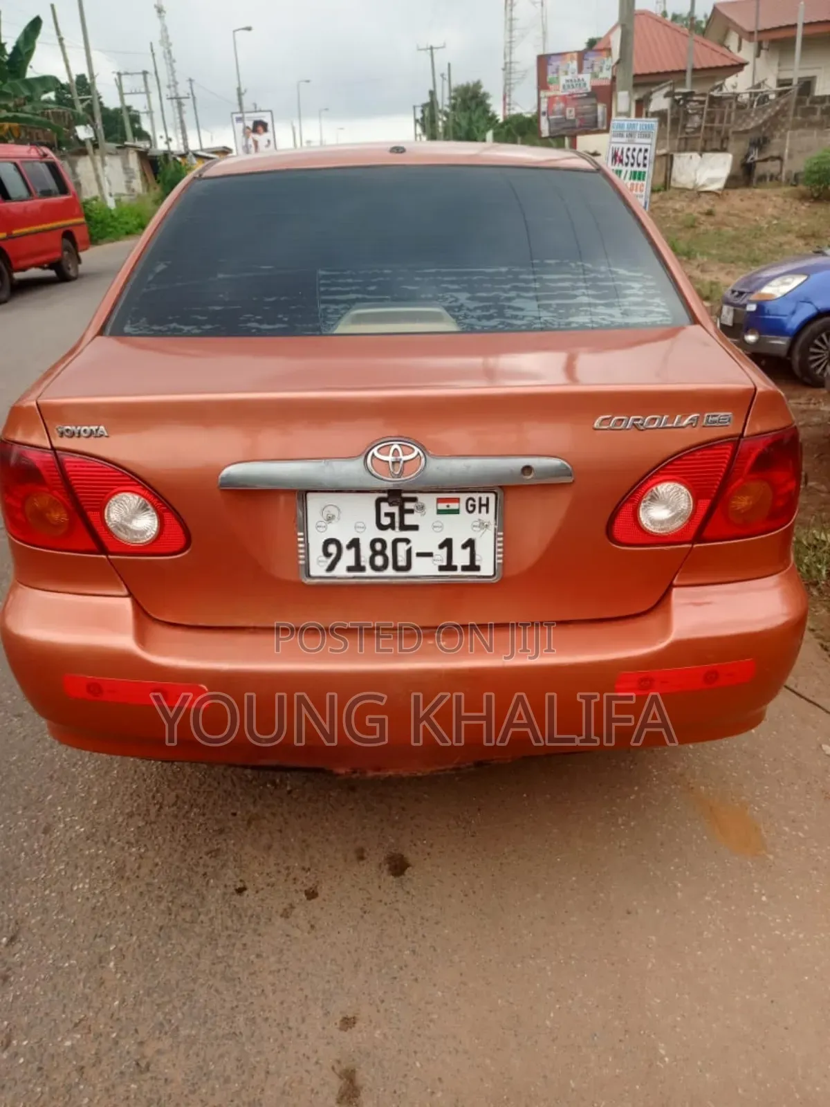 Toyota Corolla 2006 Orange