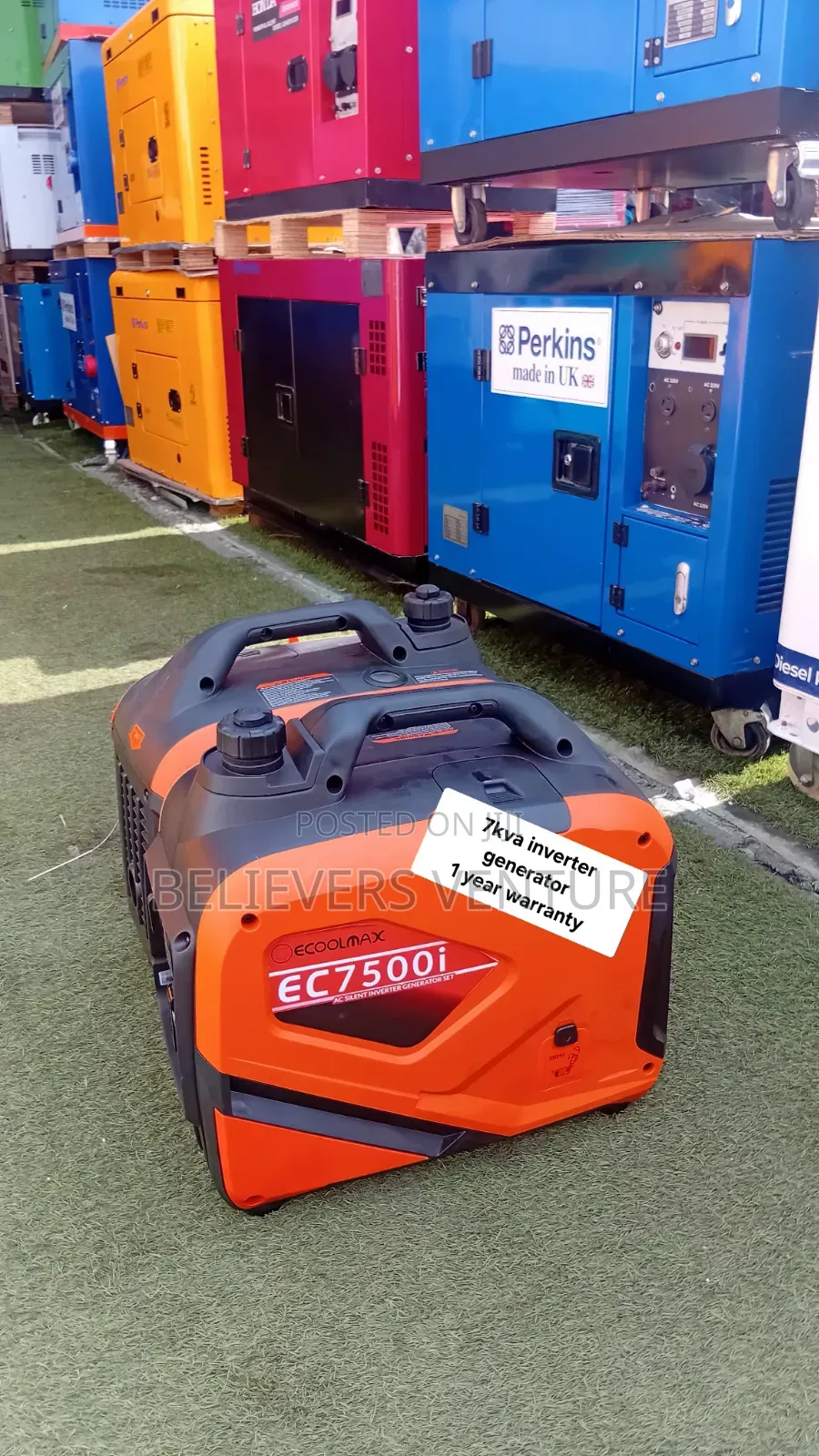 Ecoolmax 7KVA Inverter Generator – Power You Can Trust