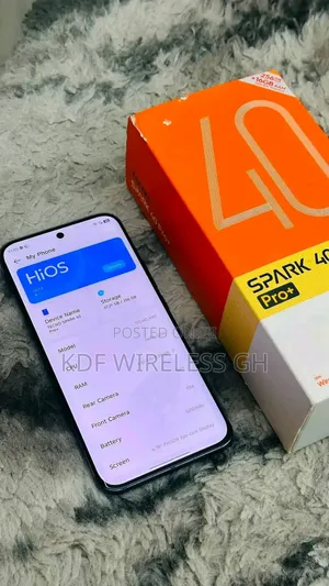 New Tecno Spark 40 Pro+ 256 GB Black