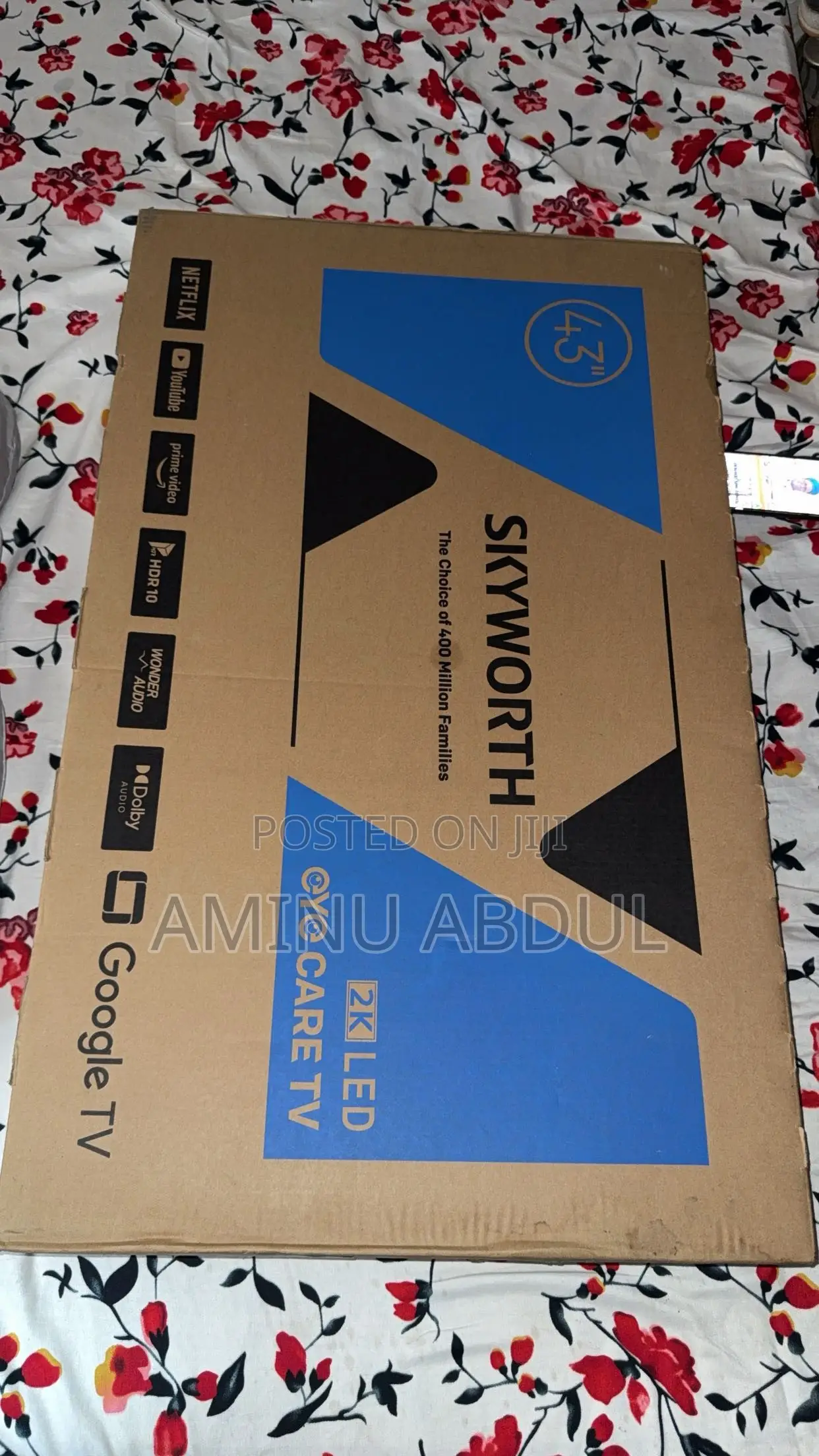 TV Fresh Skyworth 43inch Smart Google TV