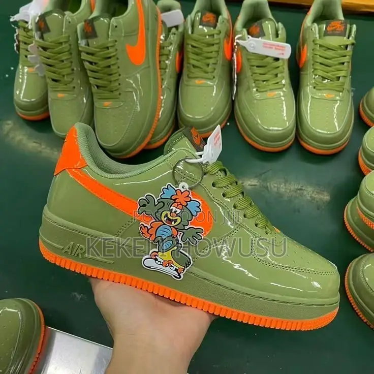 Nike Air Force 1 Low Green Orange