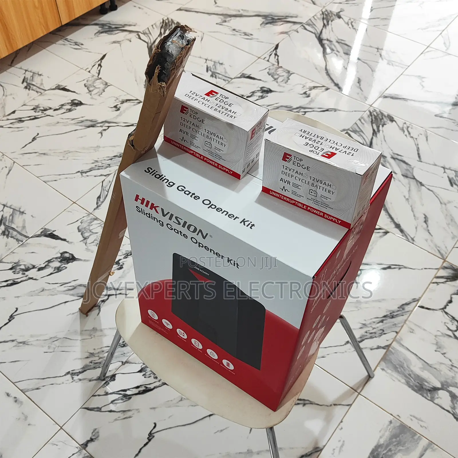 Hikvision Sliding Smart Gate Opener KIT + 4M Rails 2 Backup Battery