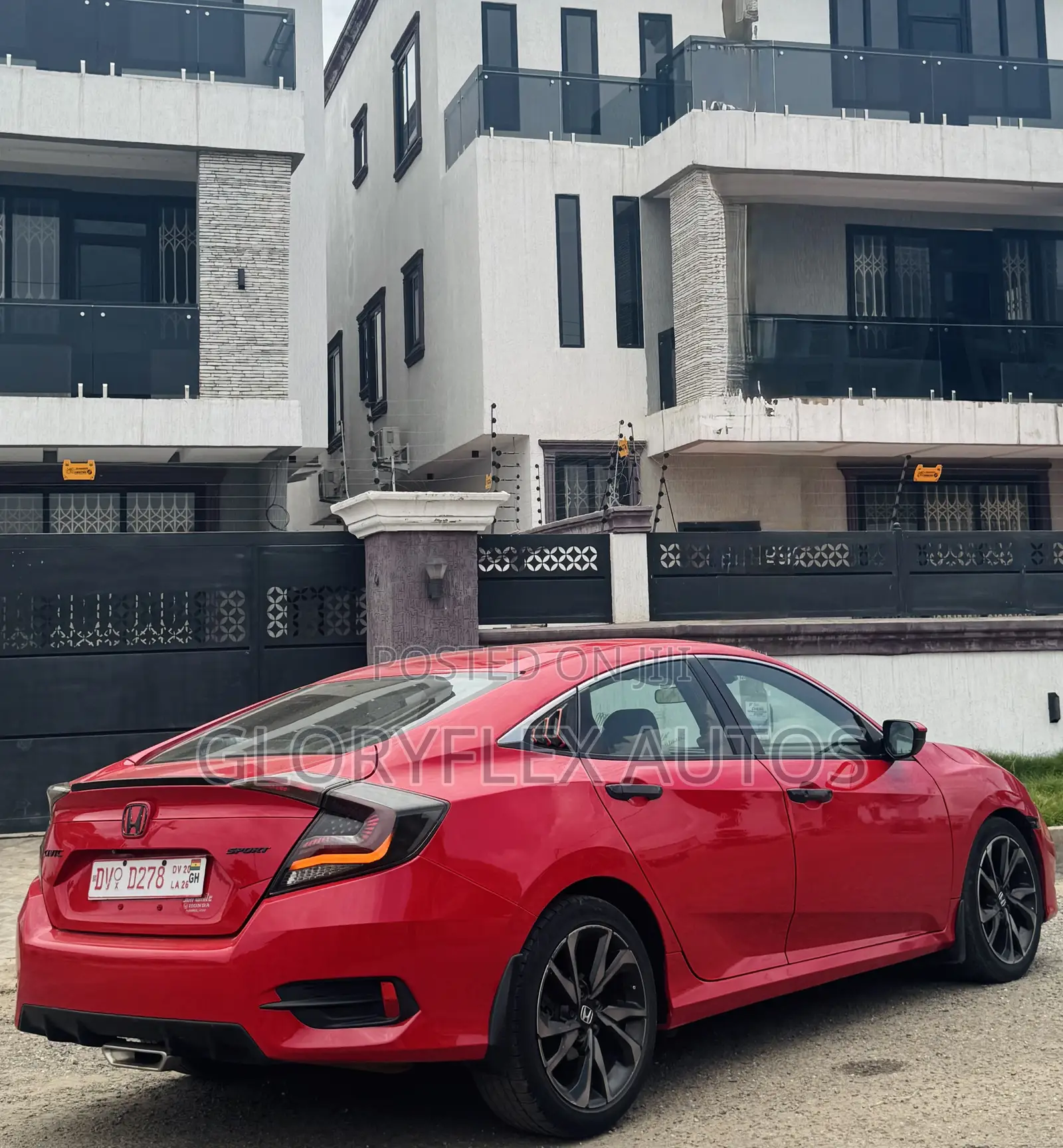 Honda Civic Sport Sedan 2020 Red