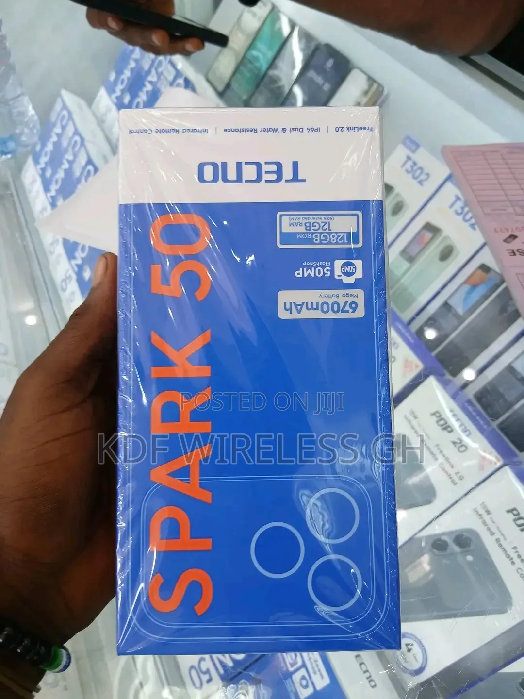 New Tecno Spark 50 128 GB Black