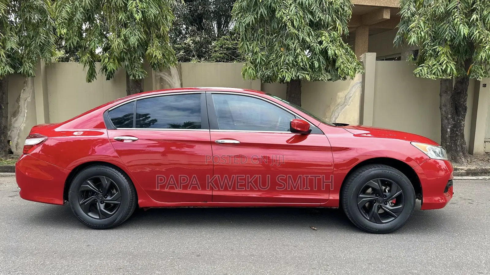 Honda Accord EX-L 4dr Sedan FWD (2.4L 4cyl 2A) 2017 Red