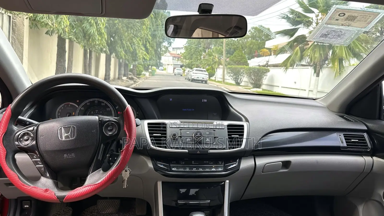 Honda Accord EX-L 4dr Sedan FWD (2.4L 4cyl 2A) 2017 Red