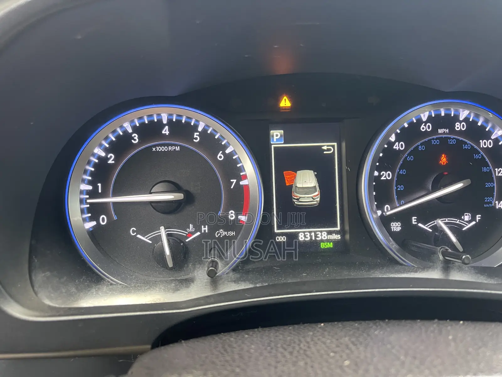 Toyota Highlander XLE 4x2 V6 (3.5L 6cyl 8A) 2017 Blue