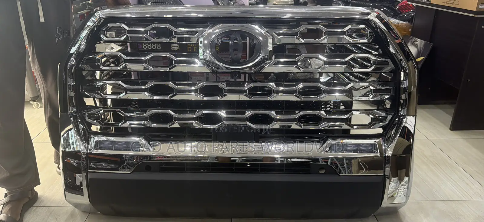 Toyota Tundra Chrome Color Bumper Complete 2021-2026