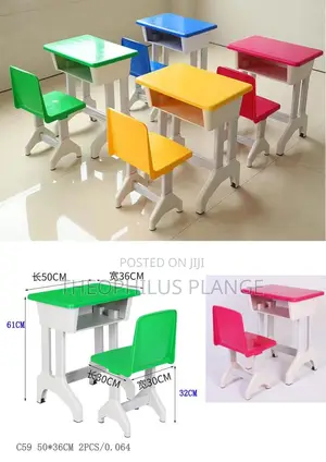 Kids Classroom Table and Chair