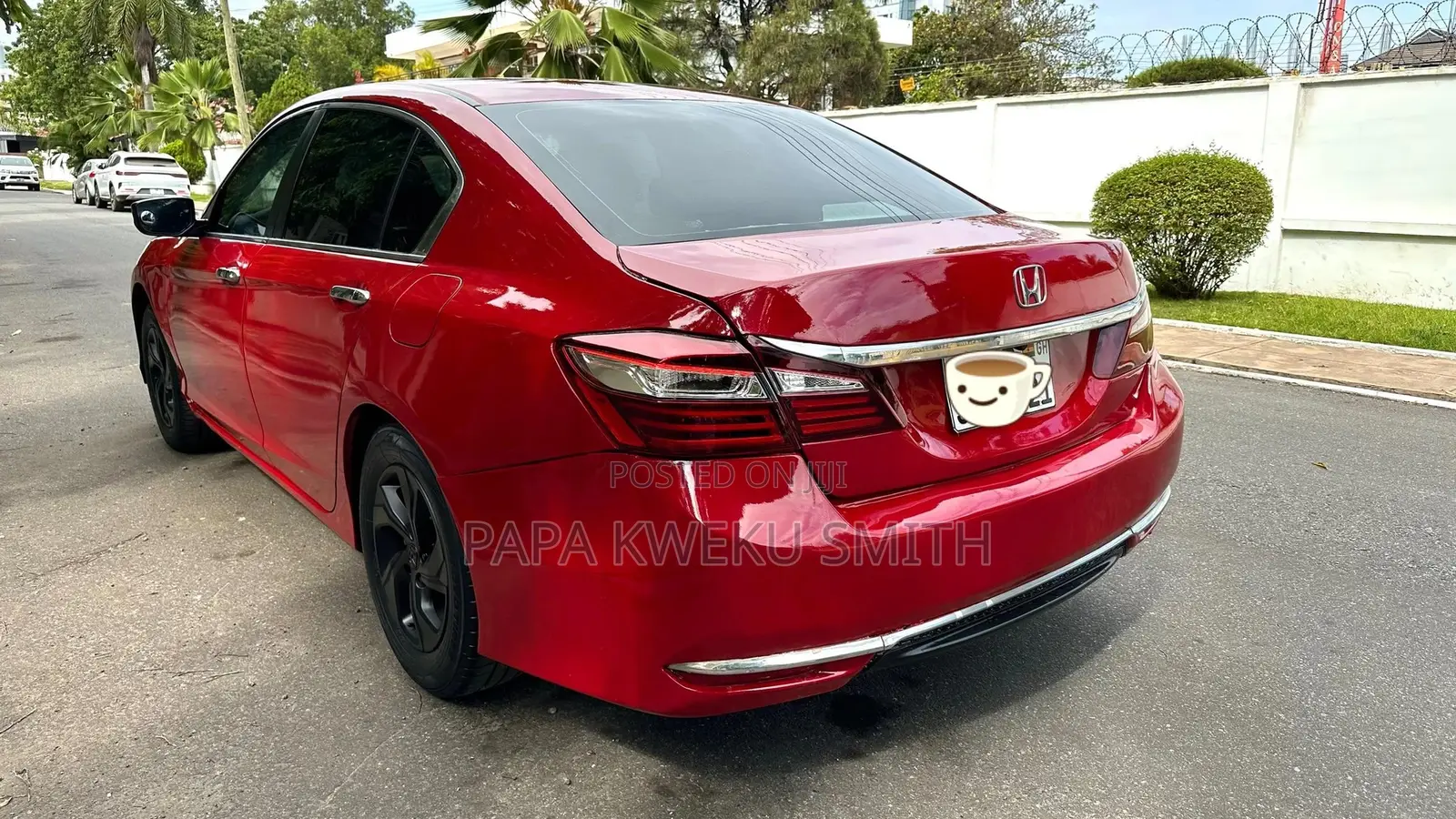 Honda Accord EX-L 4dr Sedan FWD (2.4L 4cyl 2A) 2017 Red