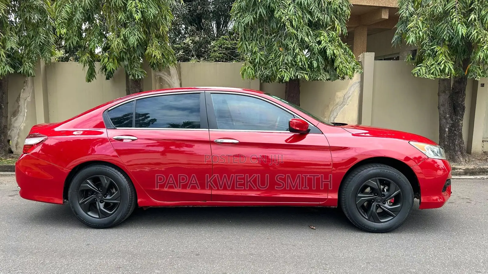 Honda Accord EX-L 4dr Sedan FWD (2.4L 4cyl 2A) 2017 Red