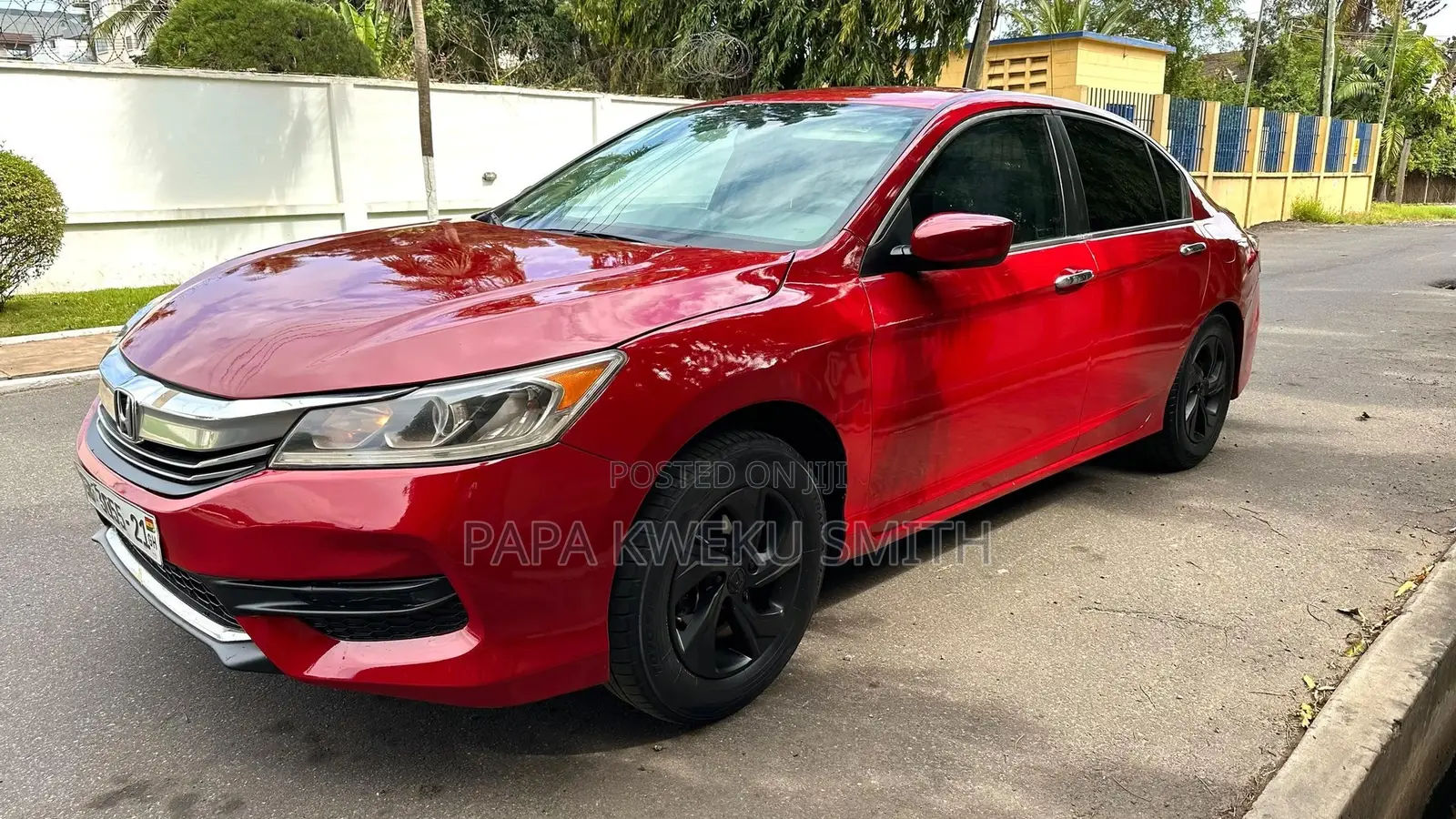 Honda Accord EX-L 4dr Sedan FWD (2.4L 4cyl 2A) 2017 Red