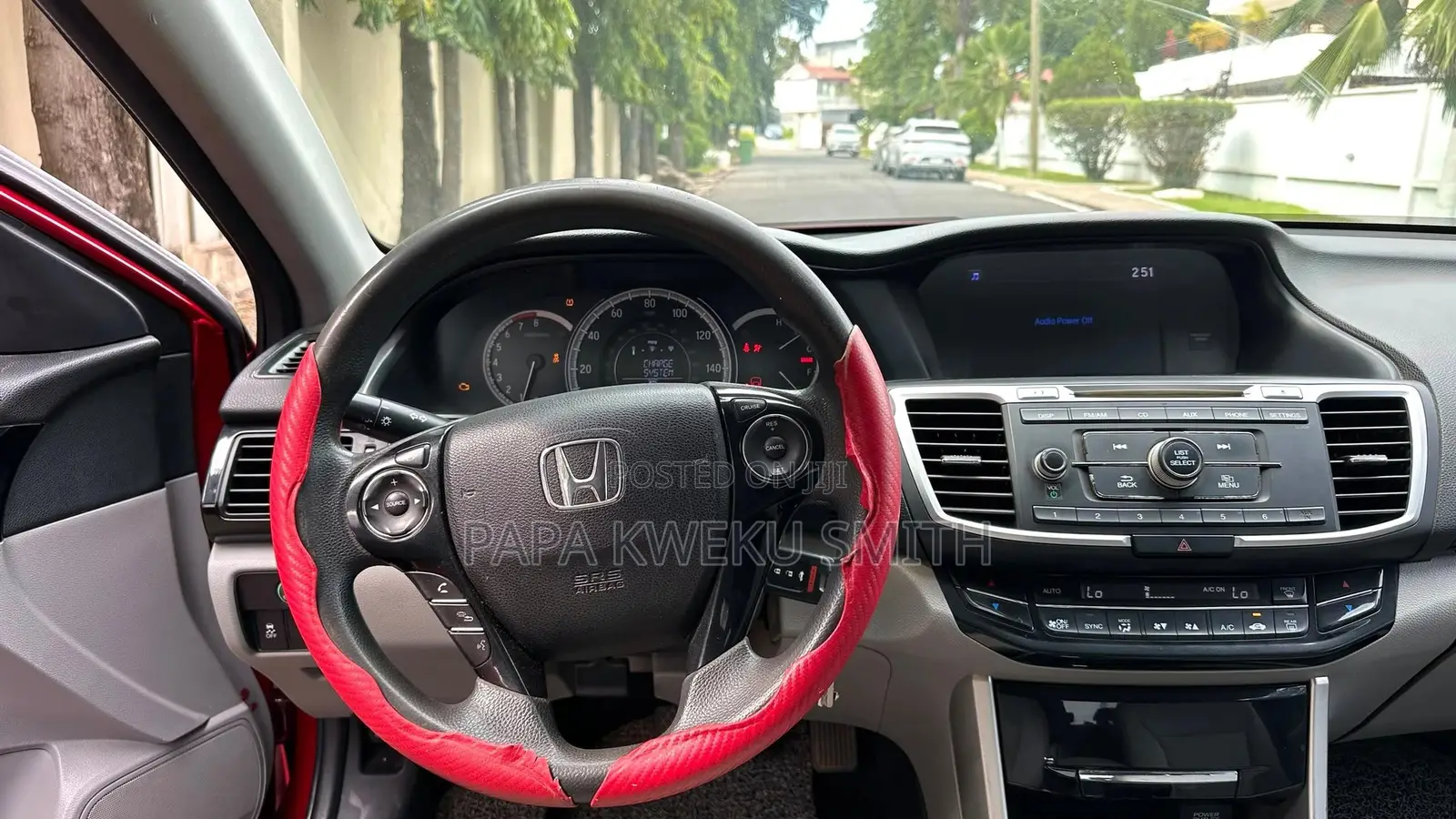 Honda Accord EX-L 4dr Sedan FWD (2.4L 4cyl 2A) 2017 Red