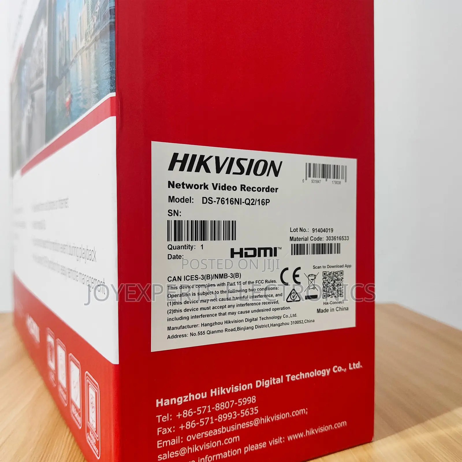 Hikvision 16-Channel 16 PoE Ports NVR (DS-7616NI-/16P)