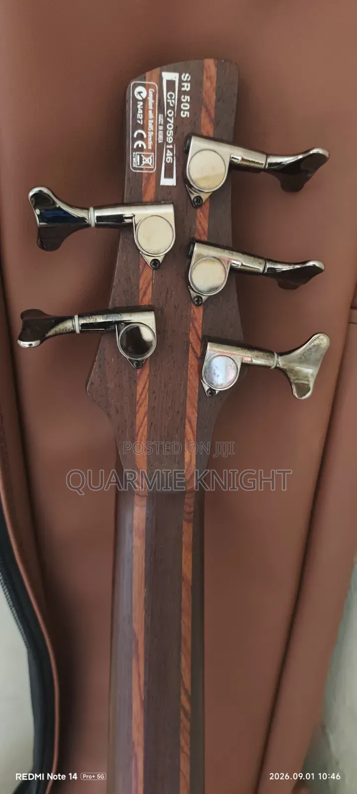 Freshly Imported Original Korean Ibanez SR505 Bass Guitar.