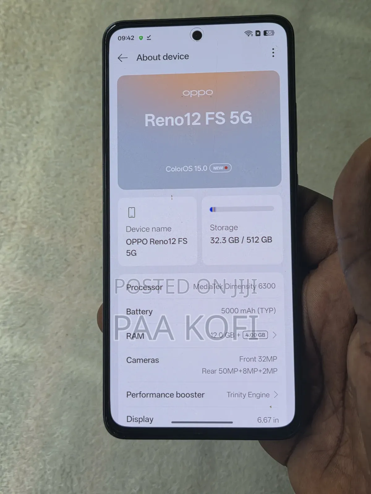 New Oppo Reno12 FS 5G 512 GB