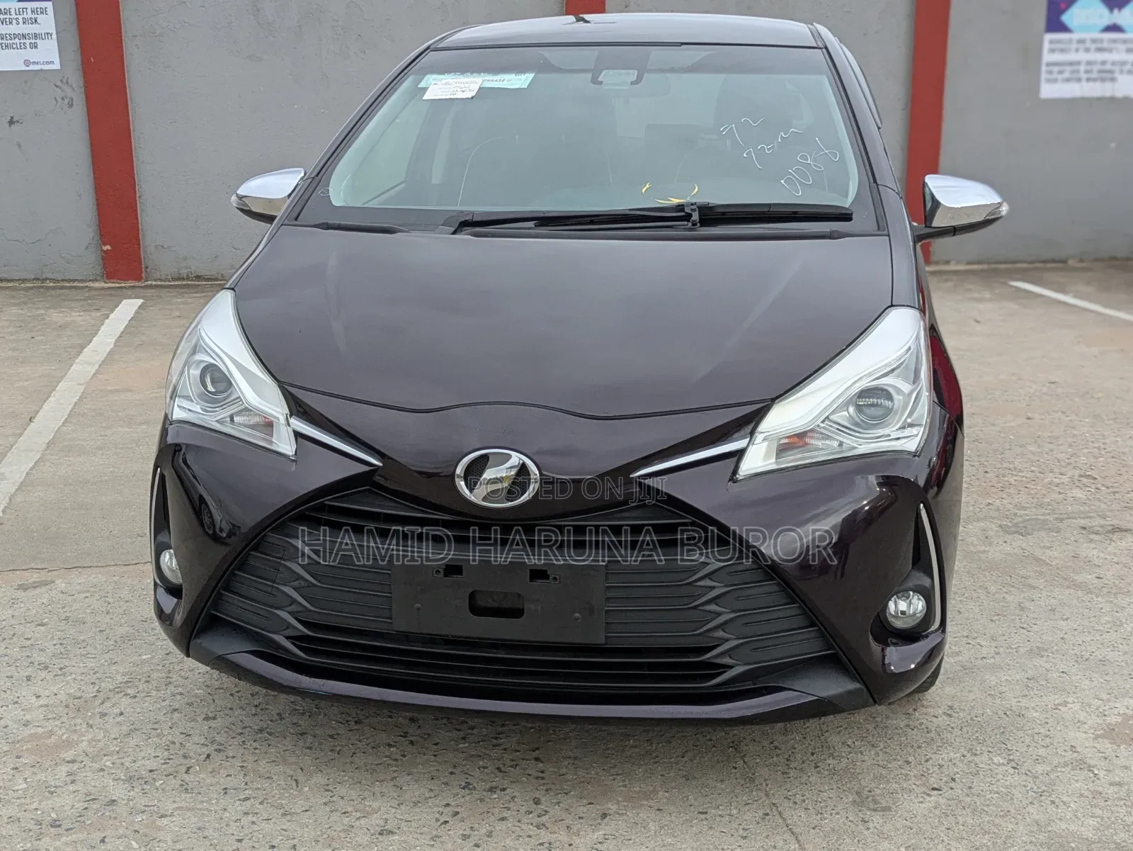 Toyota Vitz 1.3 FWD 5dr 2018 Burgundy