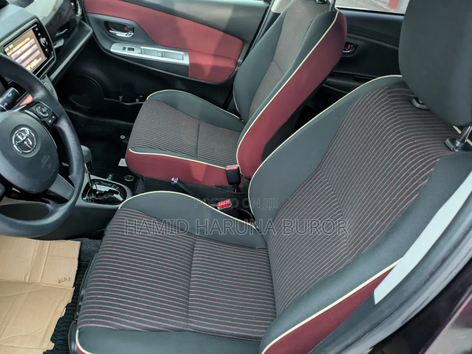 Toyota Vitz 1.3 FWD 5dr 2018 Burgundy